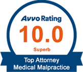 AVVO 10.0 Rating - Top Attorney Medical Malpractice