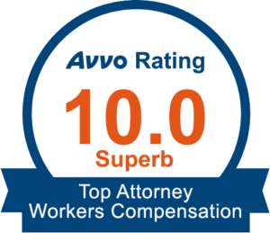 Avvo Rating 10.0 Superb - Top Attorney Workers Compensation